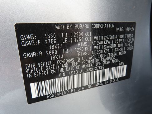 Certified 2025 Subaru Outback Onyx Edition image 30