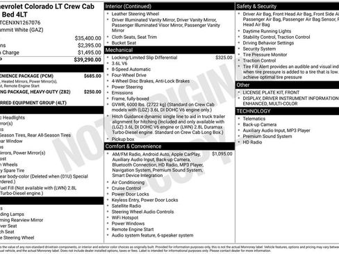 Used 2022 Chevrolet Colorado LT w/ LT Convenience Package image 42