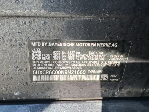 Used 2022 BMW X5 xDrive40i w/ M Sport Package image 34