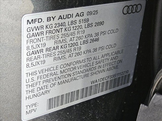 Certified 2025 Audi Q3 2.0T Premium AWD/4WD image 20