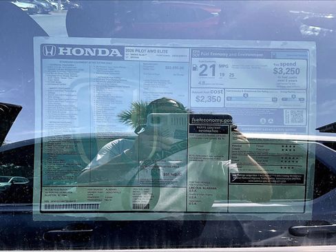 New 2026 Honda Pilot Elite image 17
