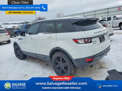 Used 2012 Land Rover Range Rover Evoque Pure Premium image 3