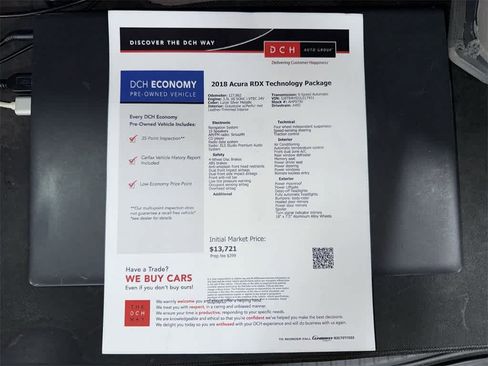 Used 2018 Acura RDX AWD w/ Technology Package image 13