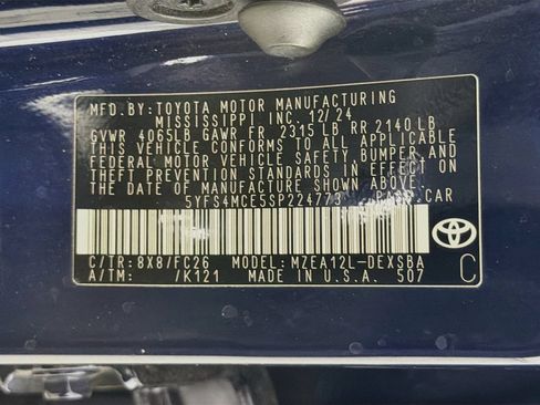 Used 2025 Toyota Corolla SE FWD image 30