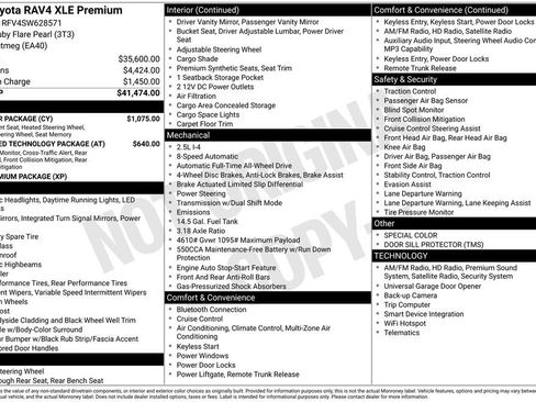 New 2025 Toyota RAV4 XLE Premium w/ Weather Package image 36
