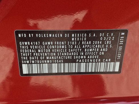 Used 2022 Volkswagen Jetta SE FWD image 24