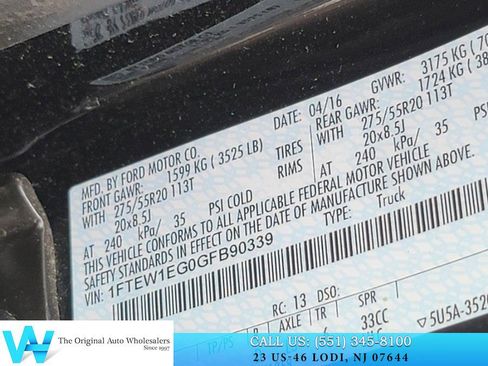 Used 2016 Ford F150 King Ranch w/ Equipment Group 601A Luxury image 30