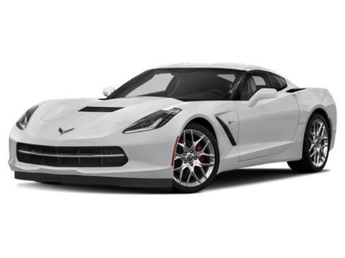Used 2018 Chevrolet Corvette Stingray Coupe w/ Carbon Flash Badge Package RWD image 1