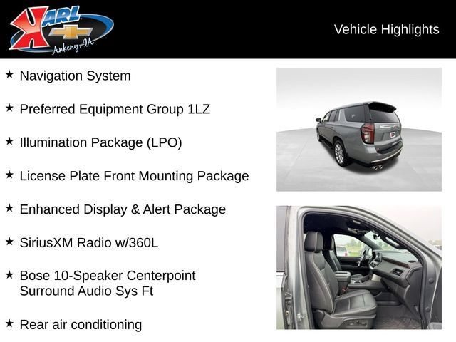 Used 2023 Chevrolet Tahoe Premier AWD/4WD image 2
