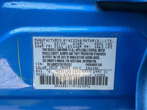 Used 2022 Nissan Sentra SV FWD image 23