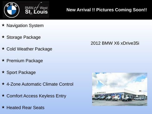 Used 2012 BMW X6 xDrive35i AWD/4WD image 3