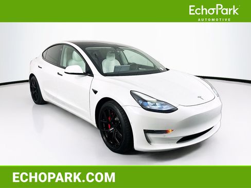 Used 2021 Tesla Model 3 Performance AWD/4WD image 1