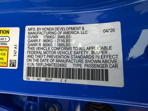 New 2026 Honda Civic Sport image 18