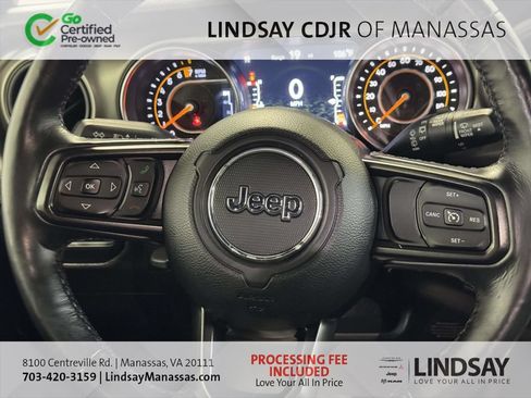 Certified 2018 Jeep Wrangler Unlimited Sport S AWD/4WD image 24