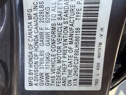 Used 2020 Honda Civic Sport image 34