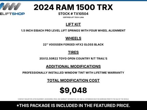 Used 2024 RAM 1500 TRX AWD/4WD image 1