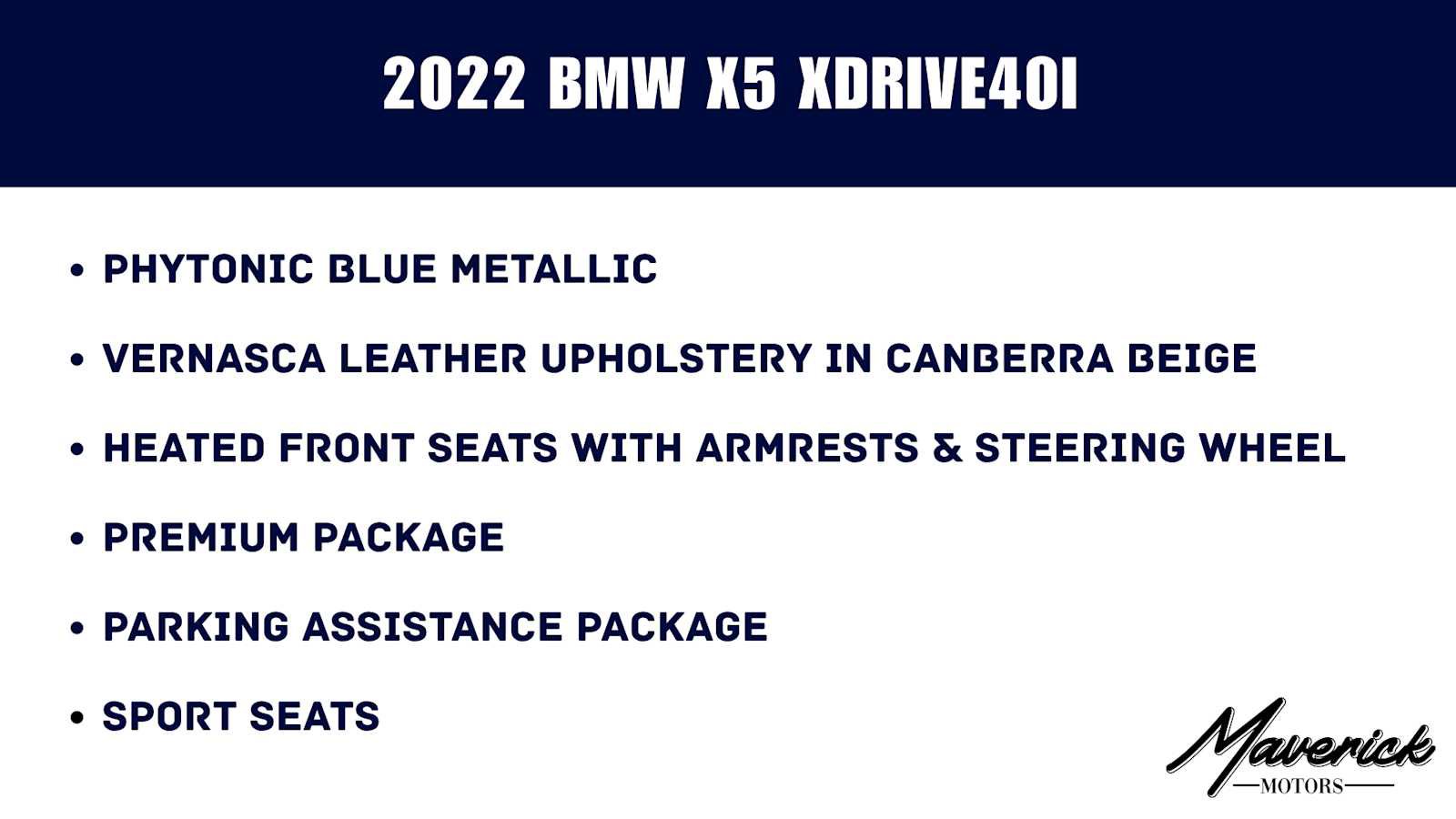 Used 2022 BMW X5 xDrive40i w/ Premium Package AWD/4WD image 2
