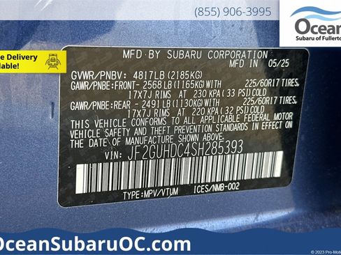 New 2025 Subaru Crosstrek 2.0i Premium image 1