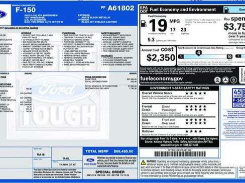 Used 2023 Ford F150 Platinum AWD/4WD image 5