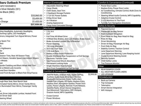 Used 2025 Subaru Outback Premium image 6
