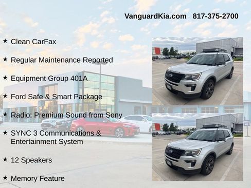 Used 2018 Ford Explorer Sport w/ Equipment Group 401A AWD/4WD image 4