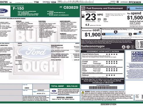 Used 2023 Ford F150 XLT w/ Equipment Group 302A High AWD/4WD image 6
