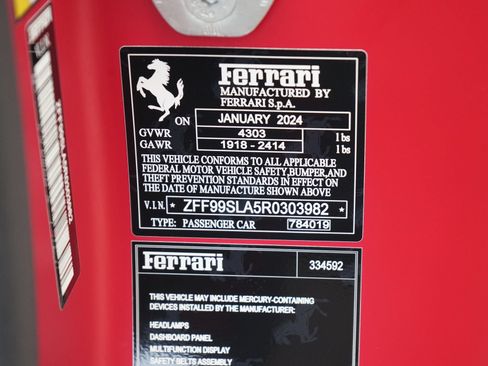 Used 2024 Ferrari 296 GTB RWD image 22