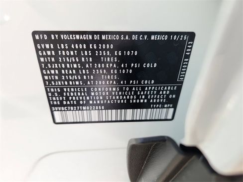 New 2026 Volkswagen Taos S image 10