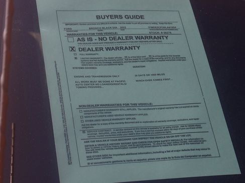 Used 2022 Ford Bronco Black Diamond image 55