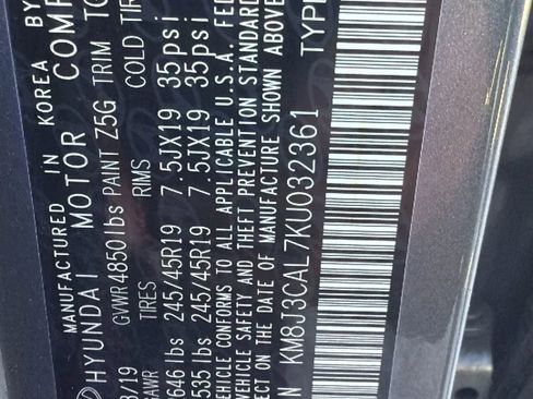 Used 2019 Hyundai Tucson Sport w/ Cargo Package image 32