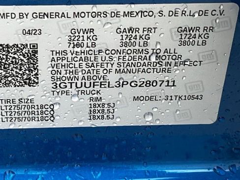 Used 2023 GMC Sierra 1500 AT4X image 35