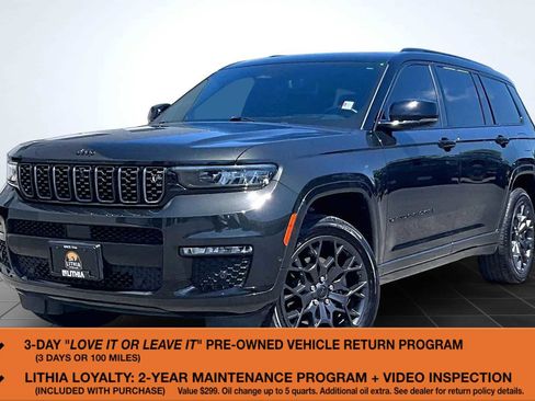 Used 2023 Jeep Grand Cherokee L Summit w/ Advanced Protech Group IV AWD/4WD image 1