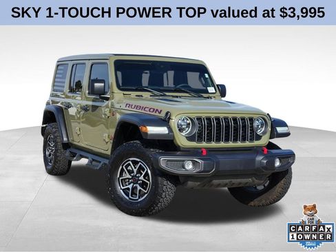Used 2025 Jeep Wrangler Unlimited Rubicon w/ Technology Group image 1