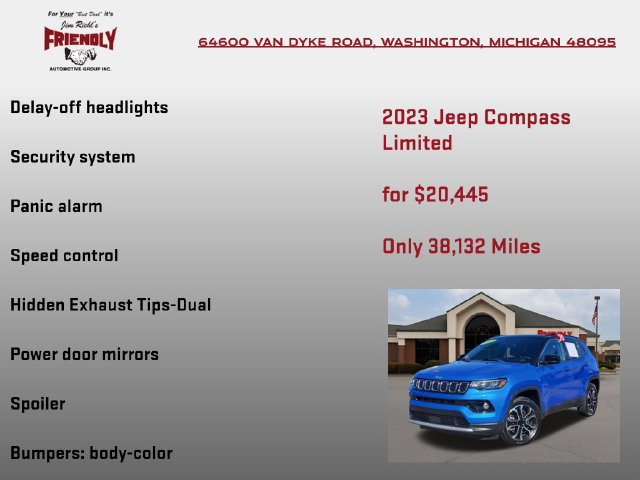Used 2023 Jeep Compass Limited AWD/4WD image 25