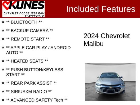 Used 2024 Chevrolet Malibu LT FWD image 2
