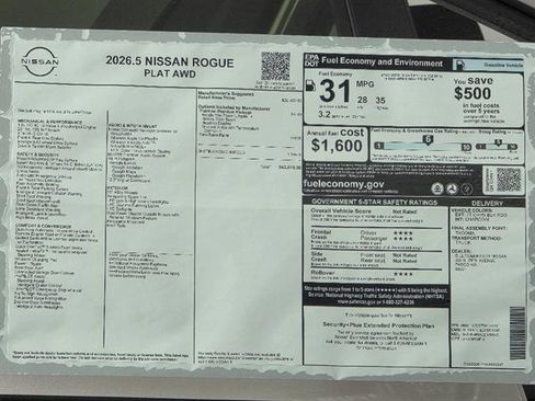 New 2026 Nissan Rogue Platinum w/ Platinum Premium Package AWD/4WD image 43