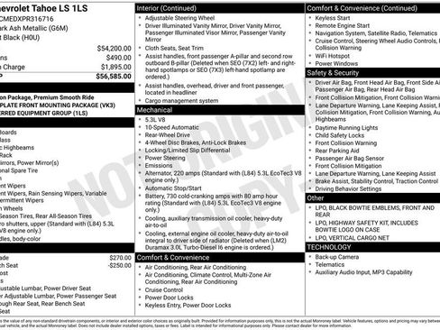 Certified 2023 Chevrolet Tahoe LS RWD image 8