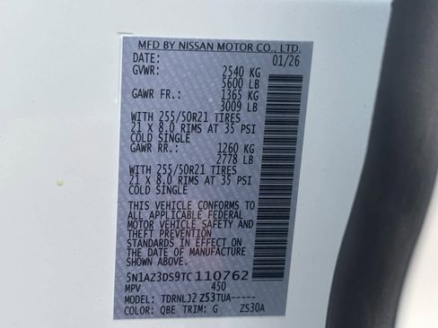 New 2026 Nissan Murano Platinum image 28