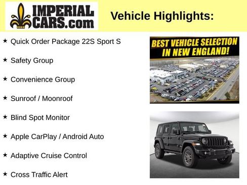 Used 2025 Jeep Wrangler Unlimited Sport AWD/4WD image 3