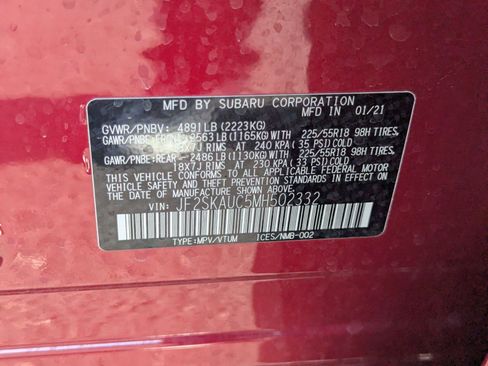 Certified 2021 Subaru Forester Limited w/ Popular Package #3 image 31
