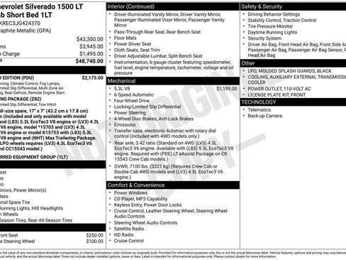 Used 2018 Chevrolet Silverado 1500 LT w/ All Star Edition image 2