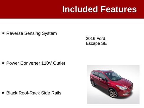 Used 2016 Ford Escape SE w/ Equipment Group 201A AWD/4WD image 4