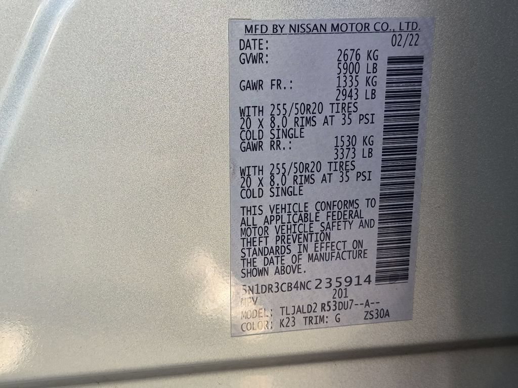 Used 2022 Nissan Pathfinder SL w/ SL Premium Package FWD image 30