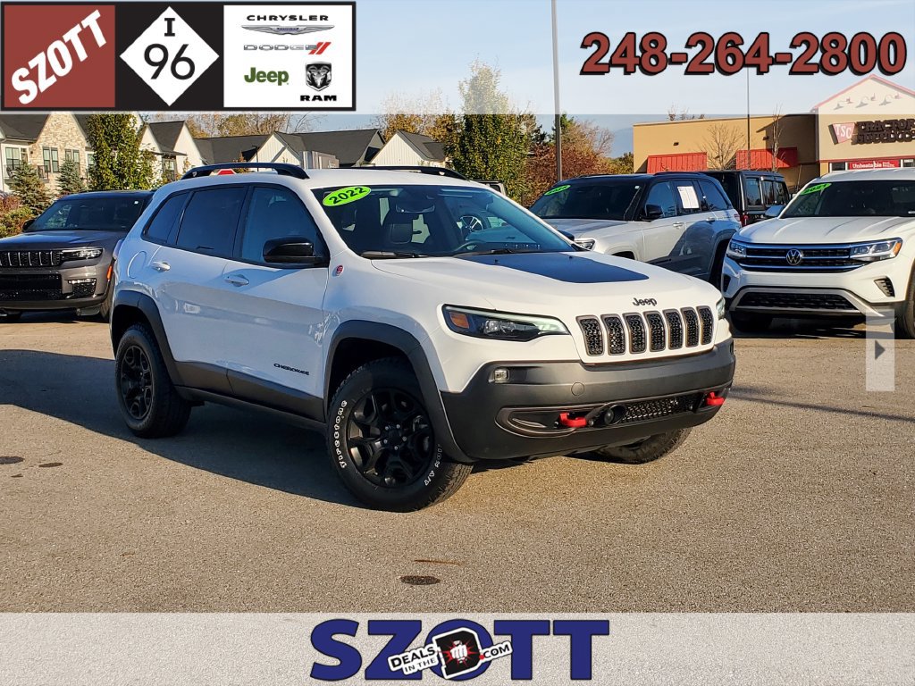 Used 2022 Jeep Cherokee Trailhawk w/ Premium Leather Package AWD/4WD image 1