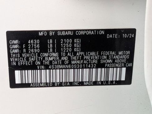 Used 2025 Subaru Legacy Limited image 40