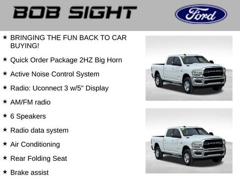 Used 2020 RAM 2500 Big Horn image 3