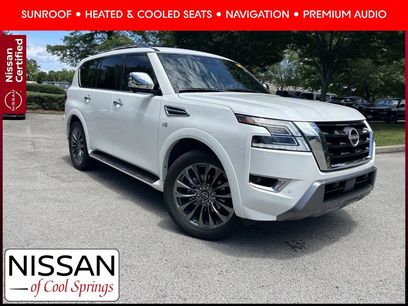 Used 2022 Nissan Armada Platinum w/ Captain's Chairs Package