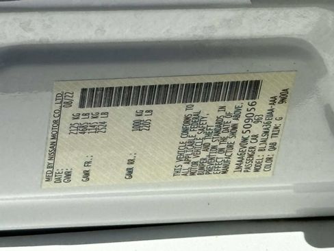 Used 2022 Nissan Maxima SR w/ Sport Mat Group FWD image 30