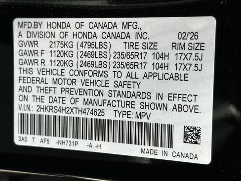 Certified 2026 Honda CR-V LX image 15