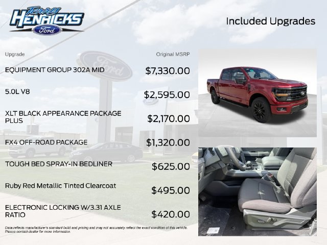 New 2026 Ford F150 XLT w/ Equipment Group 302A MID AWD/4WD image 8